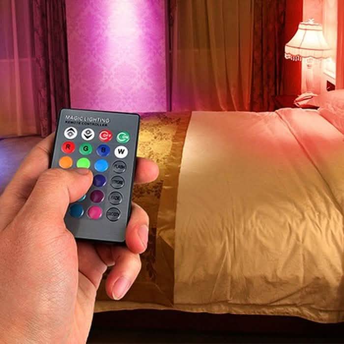 2-Pack: Magic Light Color-Changing LED Light Bulbs with Remote Control