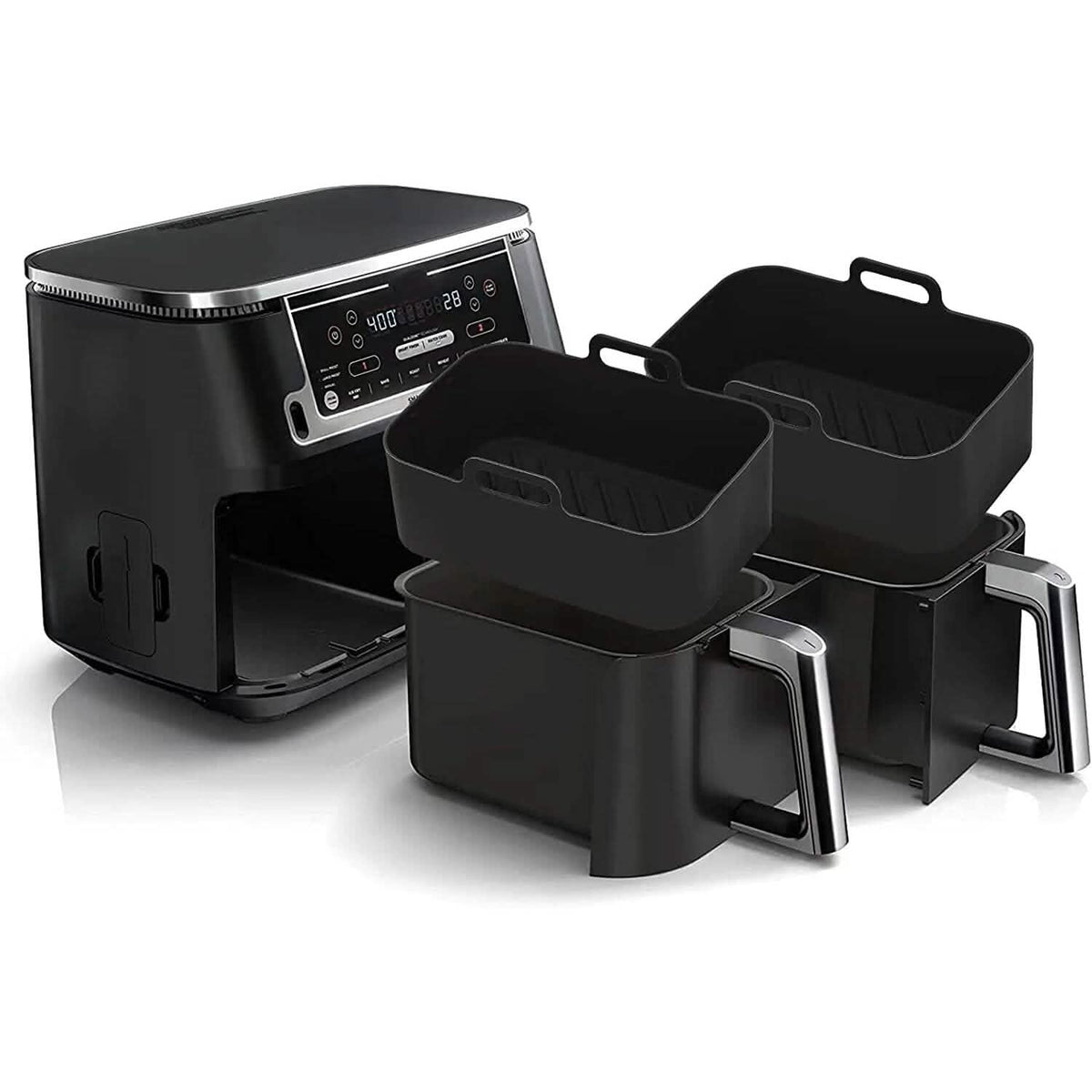 2-Piece: Air Fryer Silicone Pot