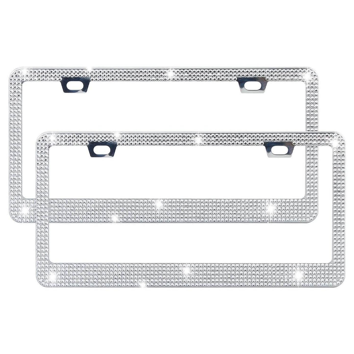 2-Piece: Bling License Plate Frames