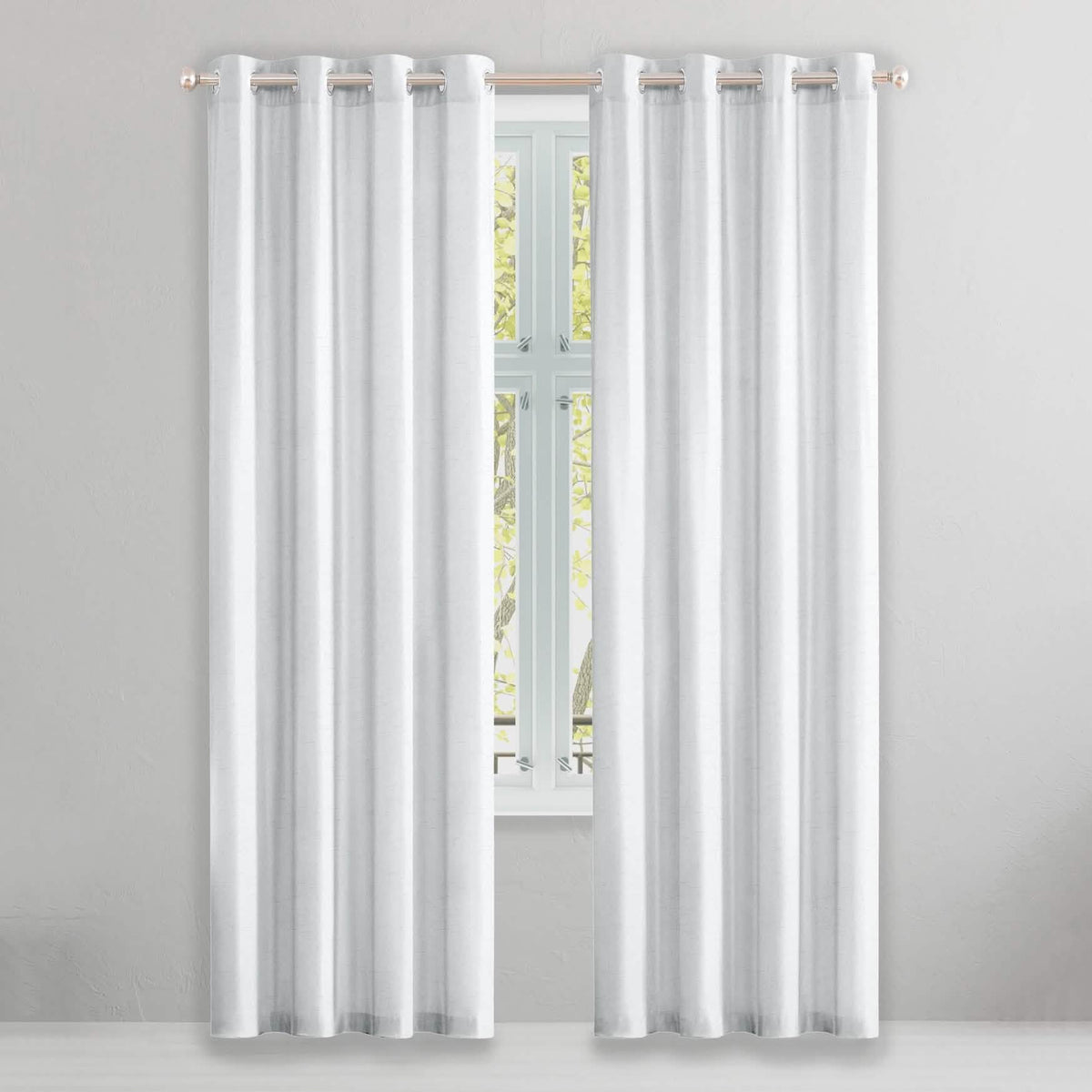 2-Piece Set: Solid Blackout Thermal Window Curtain Pair Panel