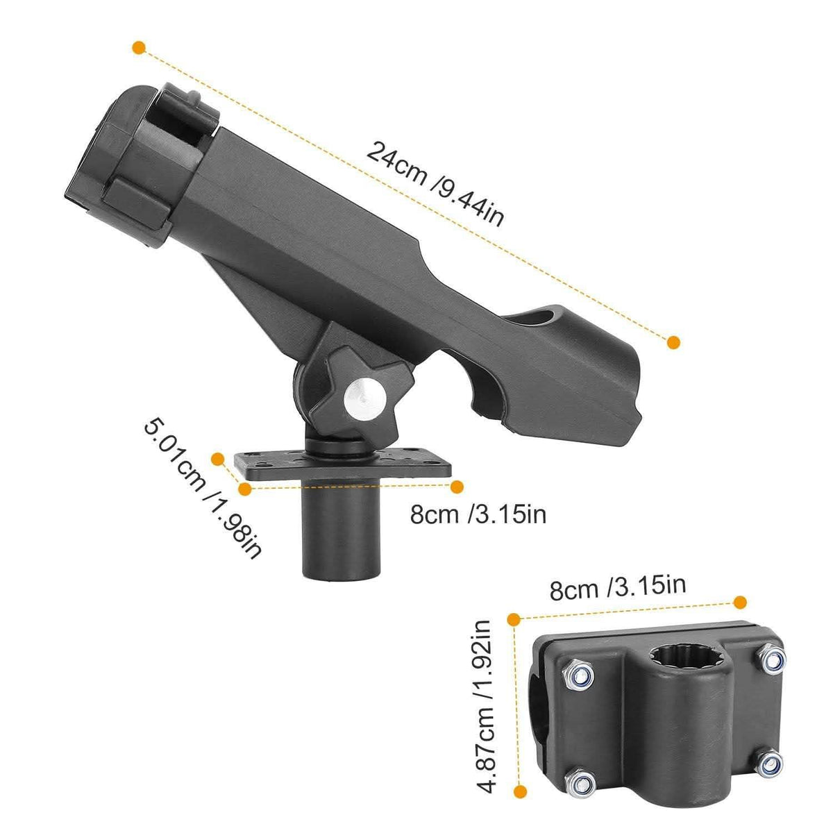 2-Pieces: Fishing Boat Rod Holders