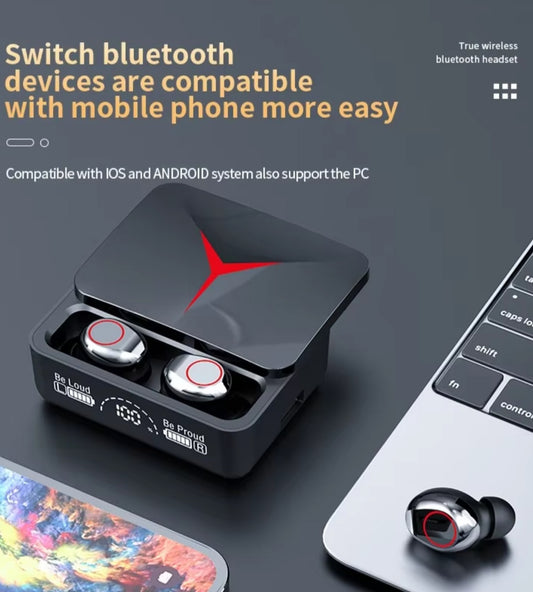 Bass Bluetooth Wireless Headphones Blutooth 9D Stereo Gaming Headset With Microphone Noise Reduction Hearing Aids Hifi Ear Buds