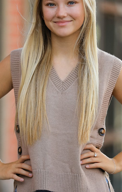 Women's Spring/Fall  V-Neck Knit Vest