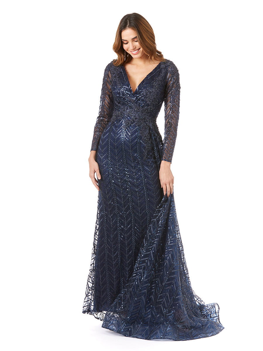 Lara 29620 - Lace Skirt Overlay Dress OUTLET