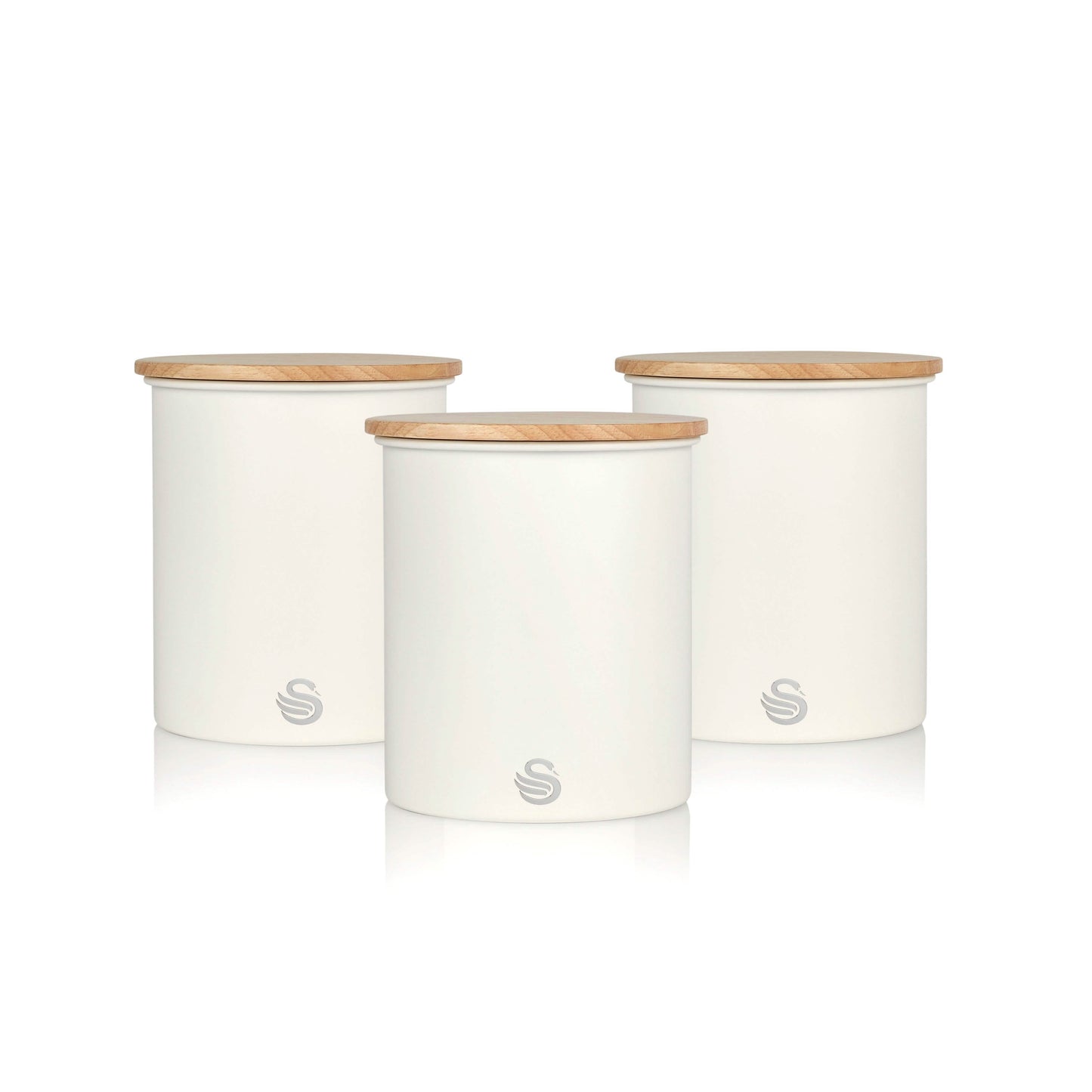 3-Piece Set: Swan Nordic Canisters
