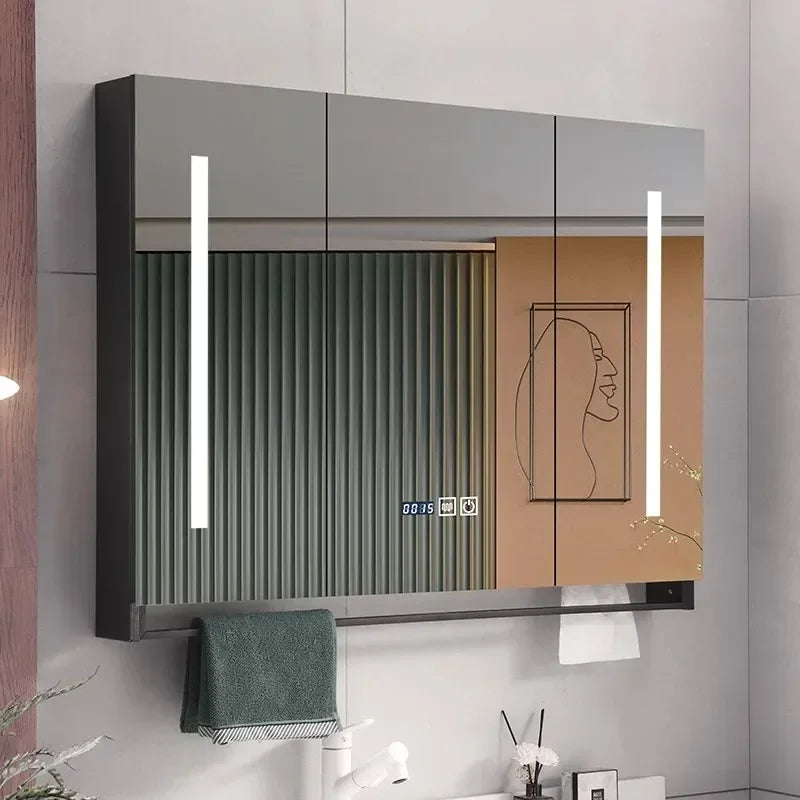 Toilet Display Bath Mirrors Cabinet Washbasin   room Vanity Makeup Storage Organizer Gabinete Furniture YX50BC