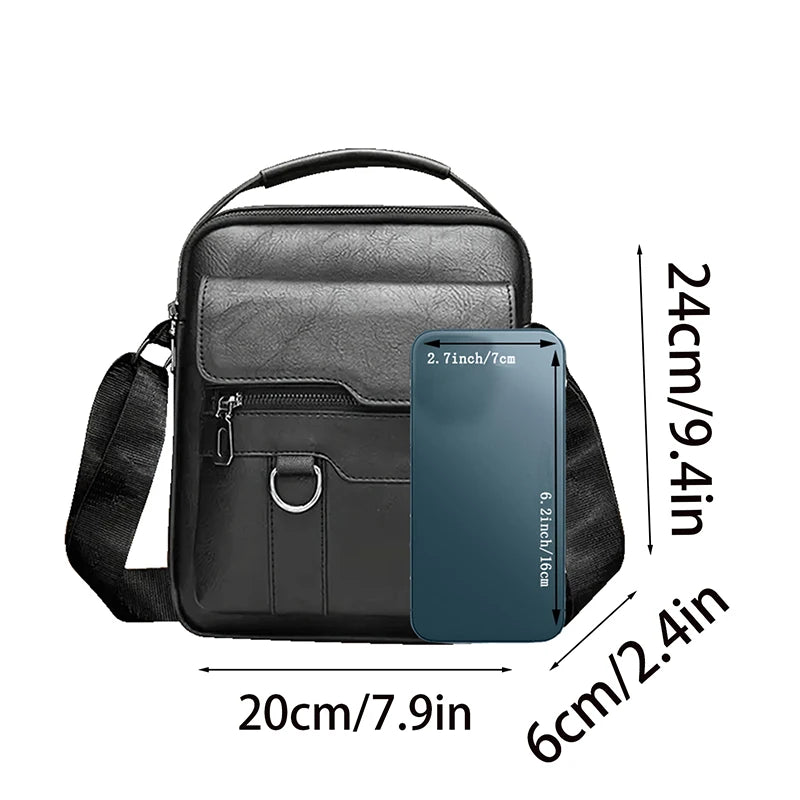 Neutral style shoulder bag for men and women, single strap, cross-body, business style, backpack, casual and fashionable