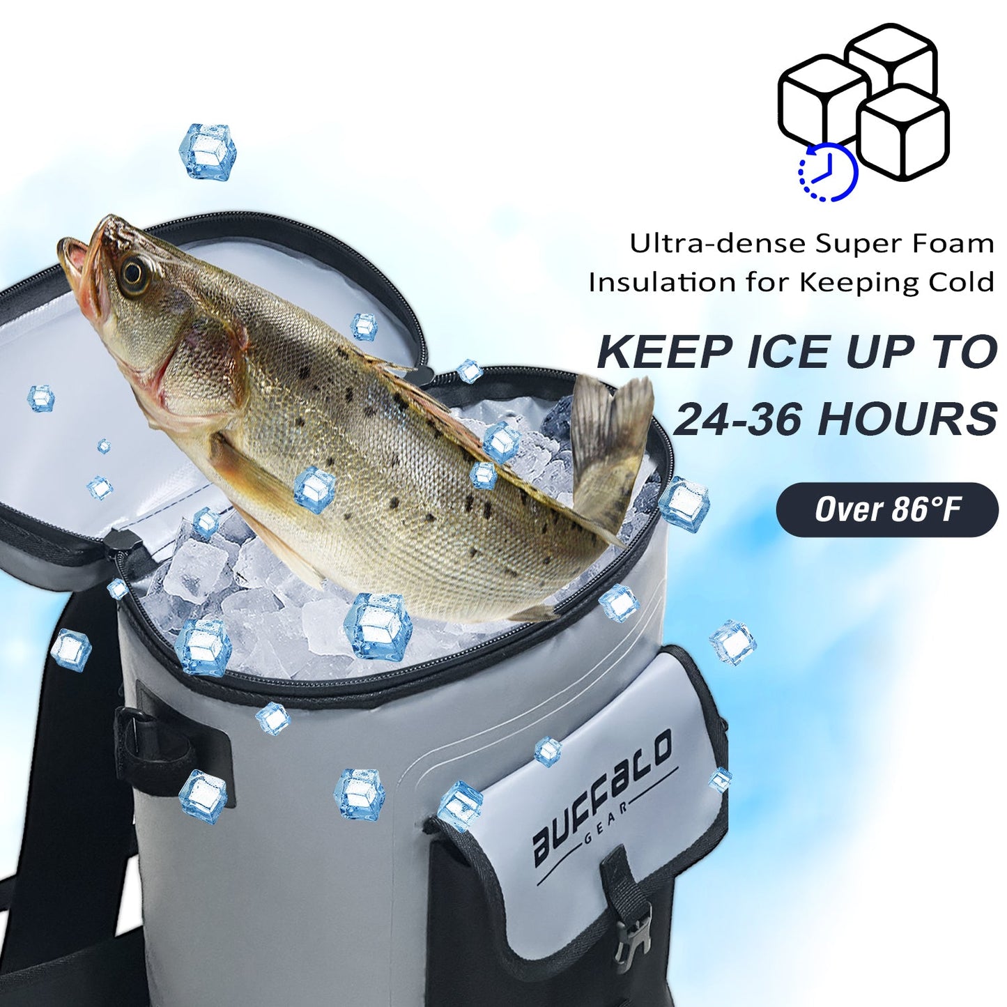 31QT Fish Cooler Backpack, Kill Backpack