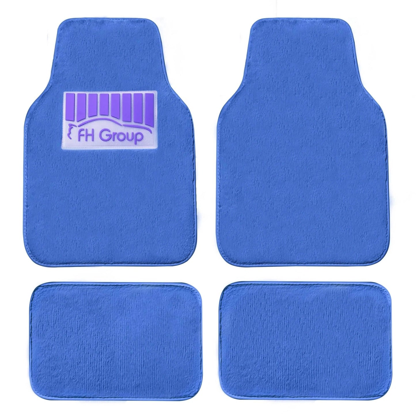 4-Piece: Doe16 Faux Rabbit Fur Non-Slip Floor Mat Set
