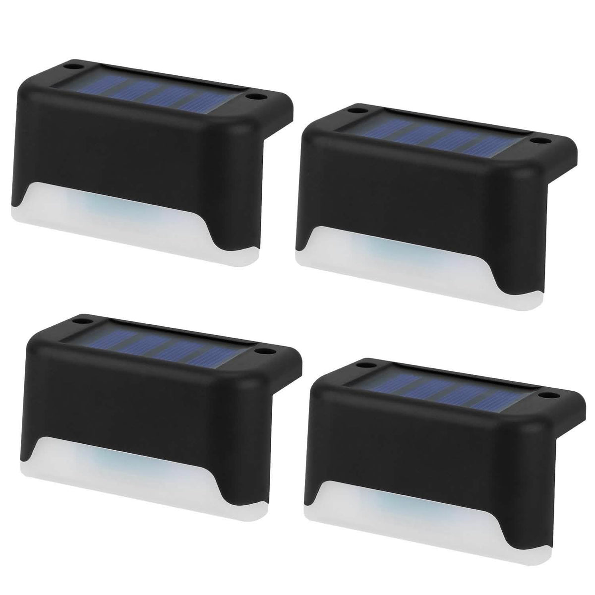 4-Piece: Solar Powered LED Step Lights