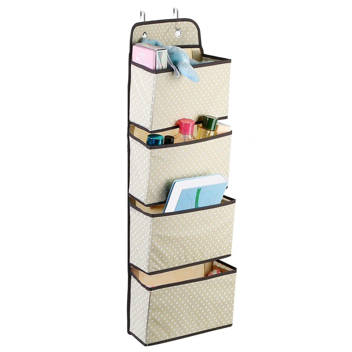 4-Pockets Wall Mount Closet Storage Organizer