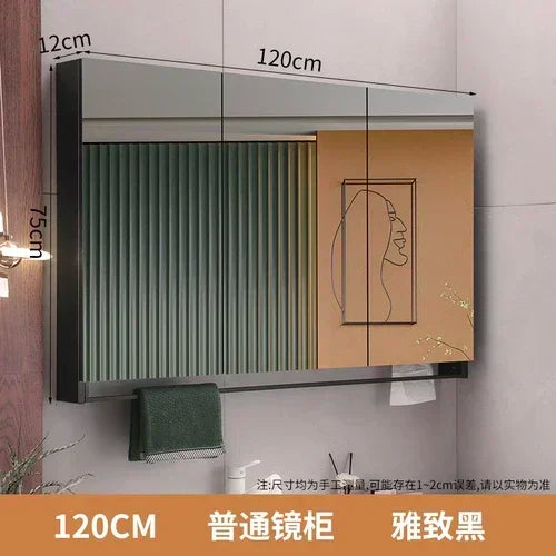 Toilet Display Bath Mirrors Cabinet Washbasin   room Vanity Makeup Storage Organizer Gabinete Furniture YX50BC
