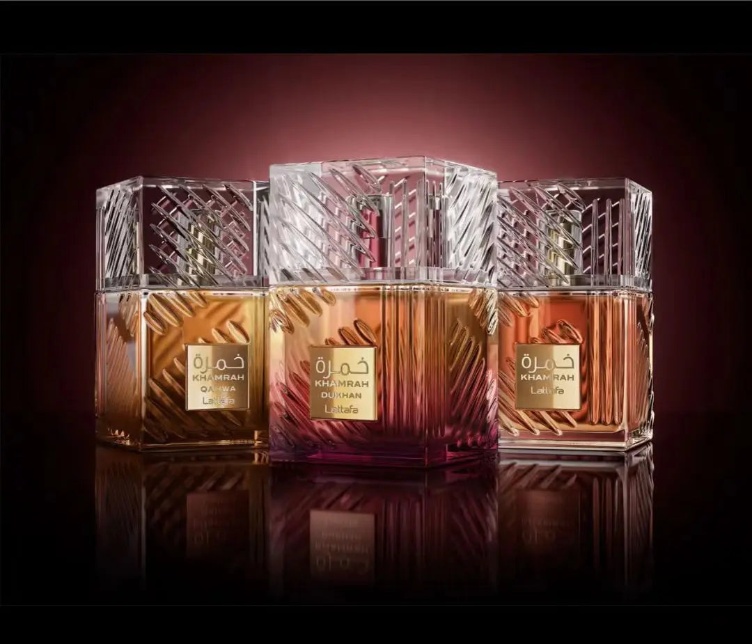 Lattafa Khamrah Dukhan Eau de Parfum Spray 100ml Original Arab Perfumes High Quality Lasting Oriental Perfume Cologne Makeup