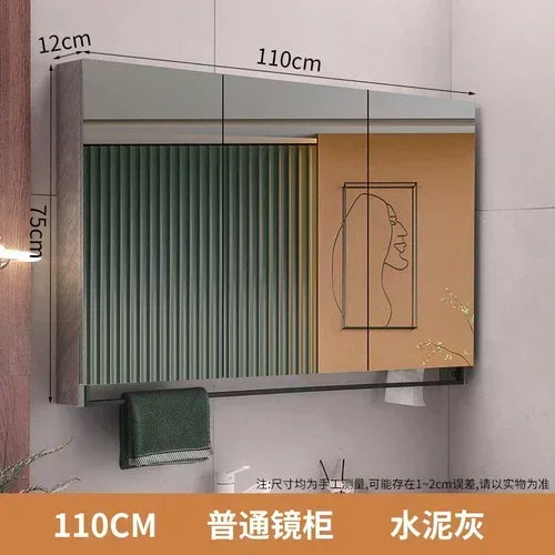 Toilet Display Bath Mirrors Cabinet Washbasin   room Vanity Makeup Storage Organizer Gabinete Furniture YX50BC