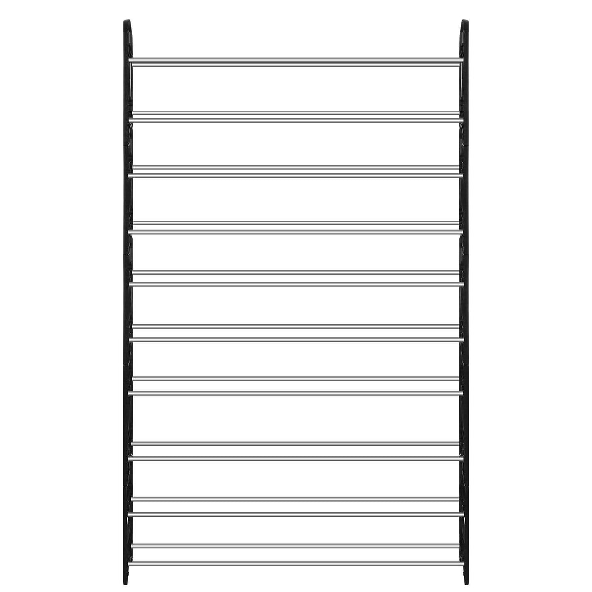 50-Pair Shoe Rack Storage Organizer 10-Tier Portable Wardrobe Tower