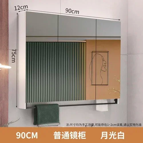 Toilet Display Bath Mirrors Cabinet Washbasin   room Vanity Makeup Storage Organizer Gabinete Furniture YX50BC