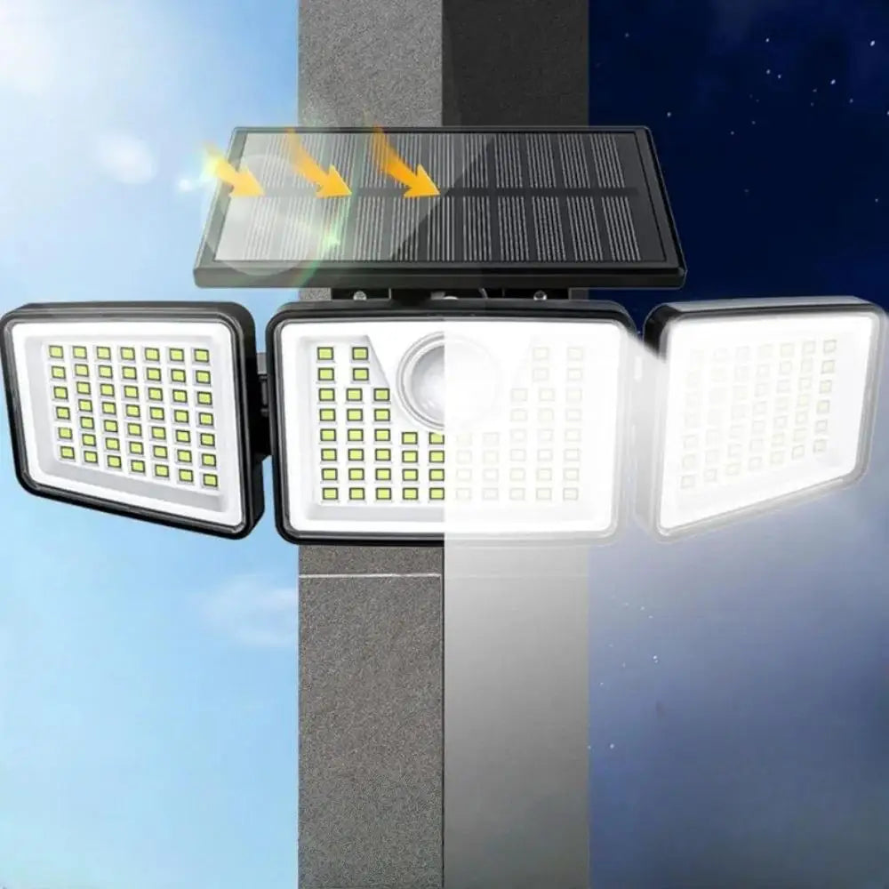 STAARICC Led Solar Light Outdoor Motion Sensor Human Induction Adjustable Head IP65 Waterproof Solar Security Light Wall Light
