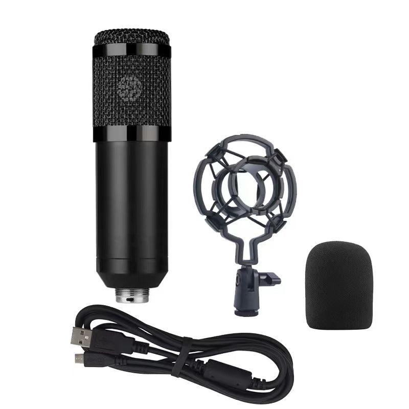USB Microphone, Professional 192kHz/24Bit Plug & Play PC Computer Condenser Cardioid Mic Kit with Sound Advanced Chipset, for Streaming, Podcast, Studio Recording and Games