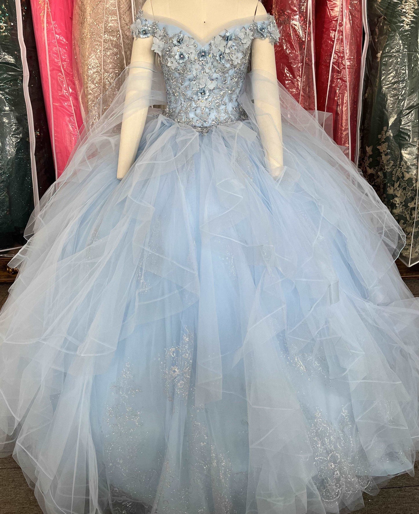 (LIVE 23) Gowns' elegance, simple hues, enhance life's charm.