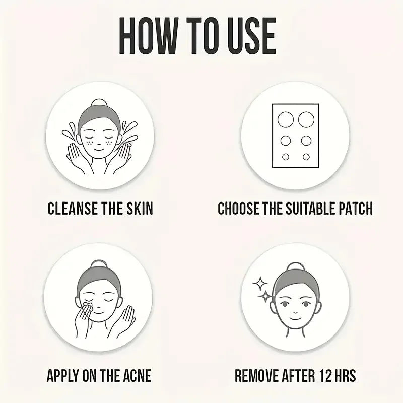 Overnight Micro-Dart Acne Patches - Dissolve Blemishes While You Sleep with Invisible Hydrocolloid Technology for AM Clear Skin.