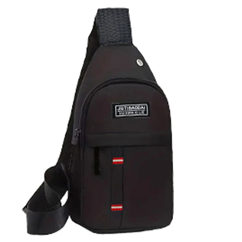 Men's fashionable, convenient, casual, waterproof, adjustable shoulder strap, large capacity waist bag suitable for outdoor acti