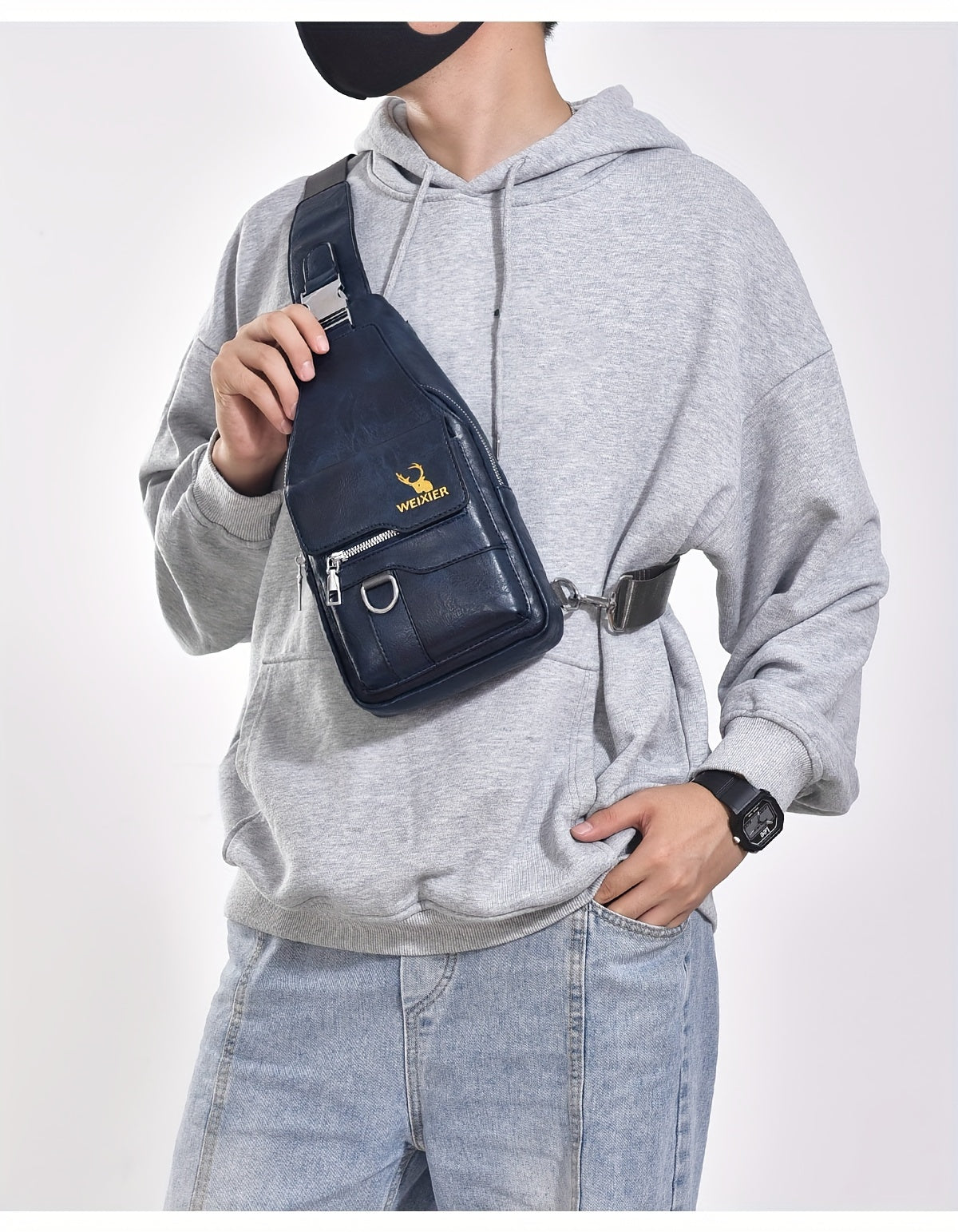 New Waterproof, Stainproof And Wear-resistant Ladies Crossbody Bag Ladies Chest Bag Handbag Shoulder Bag Shoulder Bag Hand Bag With Card Bag Two-piece Set, PU Fabric, Large Pocket And Large Capacity, Easy To Carry, New Textur