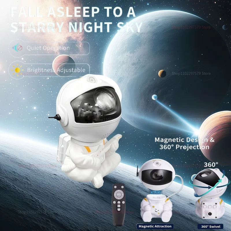 Galaxy Projector Led Night Light Star Projector Astronaut Projector Galaxy Light for Home Decorative Bedroom Children Kids Gift
