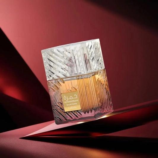 Lattafa Khamrah Dukhan Eau de Parfum Spray 100ml Original Arab Perfumes High Quality Lasting Oriental Perfume Cologne Makeup