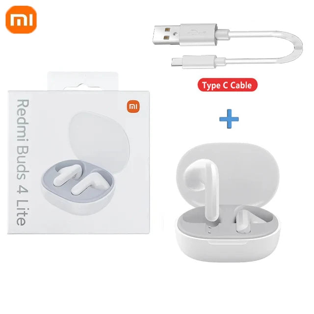 Xiaomi Redmi Buds 4 Lite  Wireless Earbuds  IP54 Waterproof Headset 20H Playtime Lightweight Comfort Fit Headphones