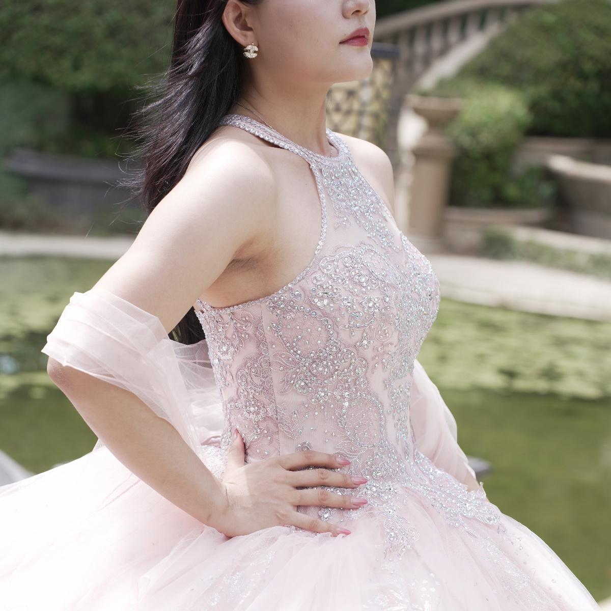 (LIVE 46) Adult gowns, soft chiffon, taste and class found.