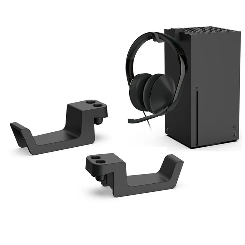 Headphone Wall Mount Holder Bracket Hanger Stand for Xbox Series X Console Headset Support Hook Gamepad Game Accessorie