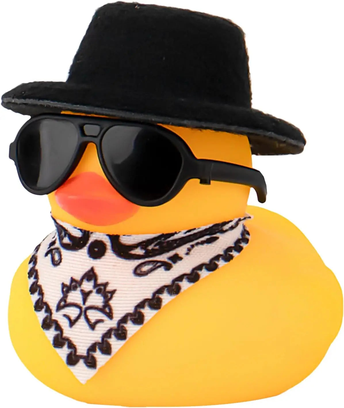 Rubber Duck Car Ornaments Yellow Duck Car Dashboard Decorations with Propeller Helmet for Christmas Decor and Home Decorations