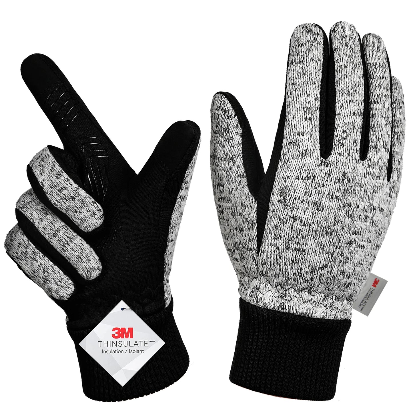 MOREOK -10℃ Winter Gloves 3M Thinsulate Warm Thermal Gloves Touchscreen Bike Gloves Anti-slip Bicycle Cycling Gloves Men Women