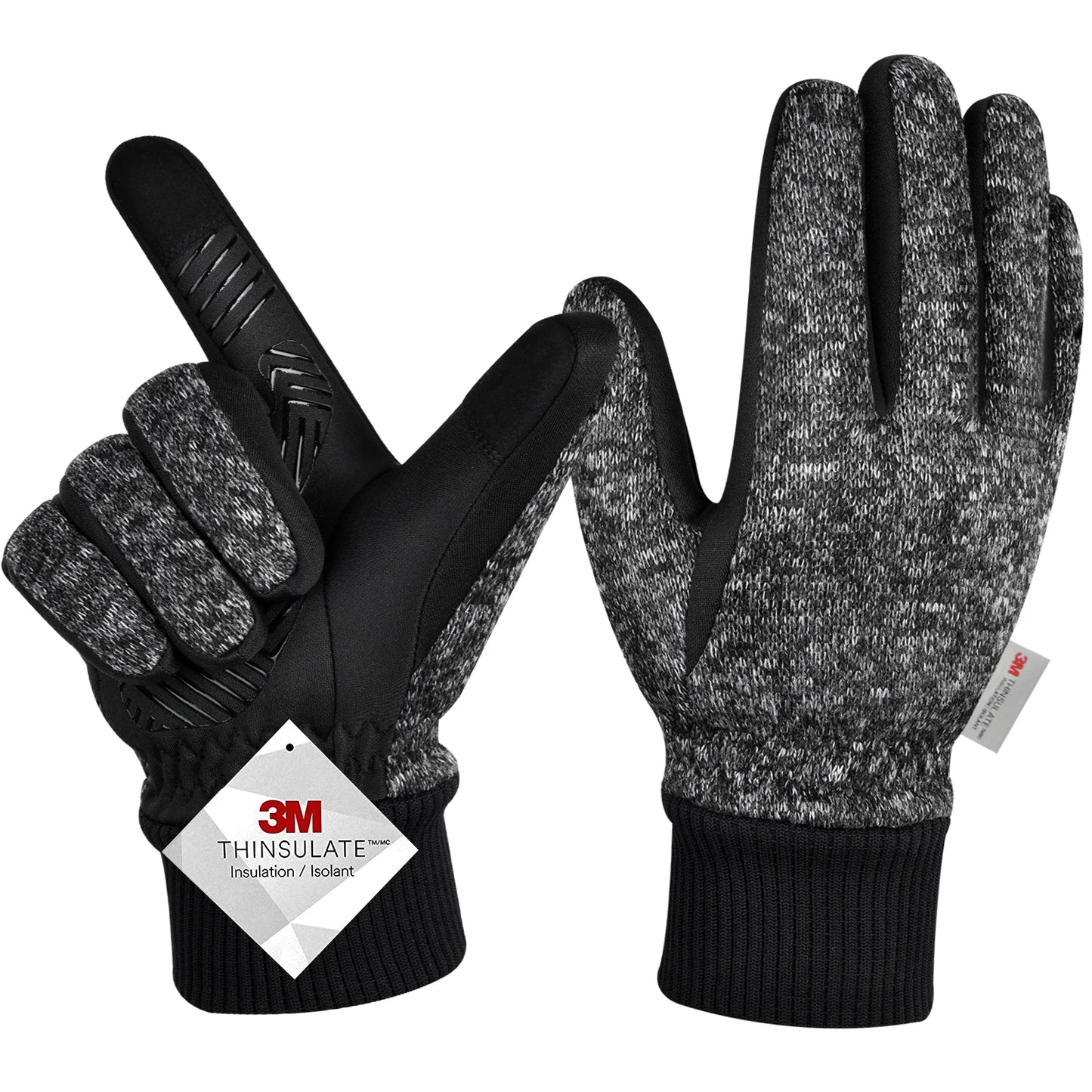 MOREOK -10℃ Winter Gloves 3M Thinsulate Warm Thermal Gloves Touchscreen Bike Gloves Anti-slip Bicycle Cycling Gloves Men Women