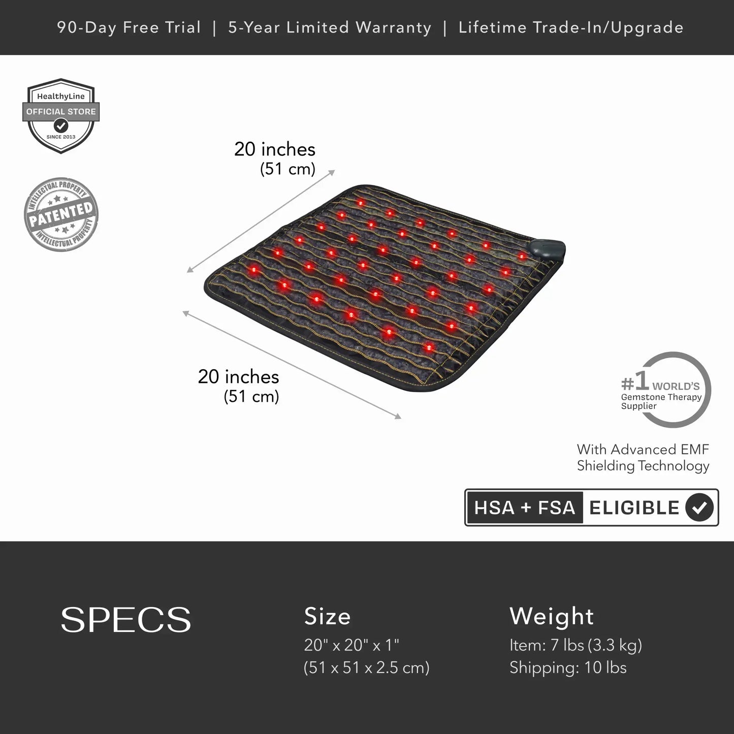Jet Series | PEMF Far Infrared Heating Mats