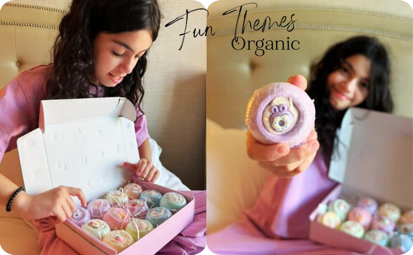 EvolutionUSA 12pc Bloom Bath Bombs with Toys Inside, Adorable Girl Bath Bomb Set, Bubbly Kids Bathbombs, Fizzy Bath Ball, Kids Bath Bombs for Girls, Childrens Bath Bomb Set Birthday, Christmas