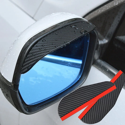 2Pcs Car Rearview Mirror Rain Eyebrow Awnings Shelters Universal Auto Exterior Accessories Parts Rearview Mirror Protector Cover