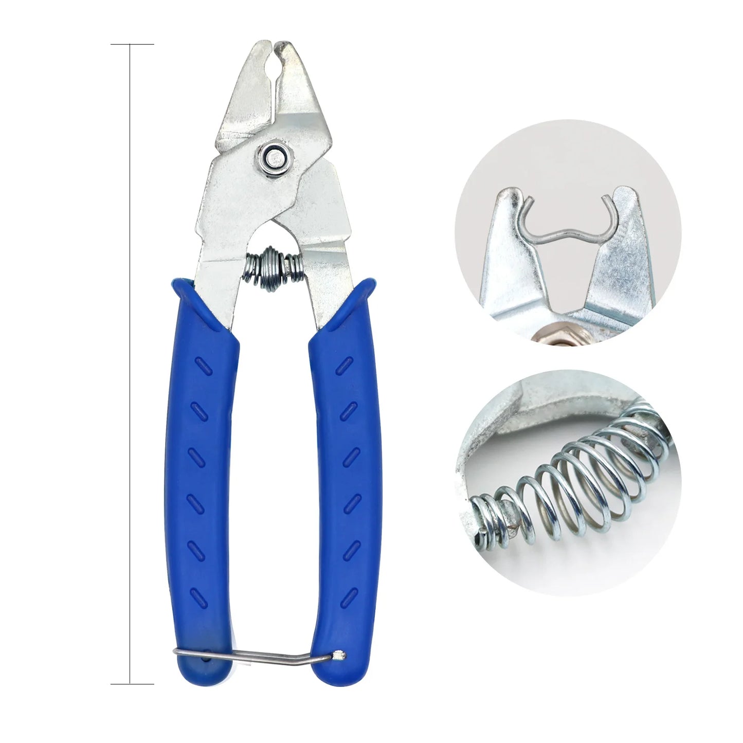 Cage Fastening Clamp Installation Poultry Cage Plier & 600 Nails Chichen Rabbit Fox Bird Dog Cage Clamp Installation Kit