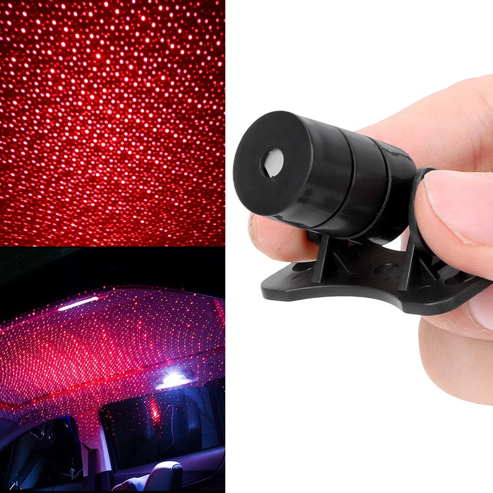 24V 12V Car USB Light LED Strip Red Starry Sky Ceiling Decorative Interior Ambient Lamp For Caravan RV Truck Trailer Accessories