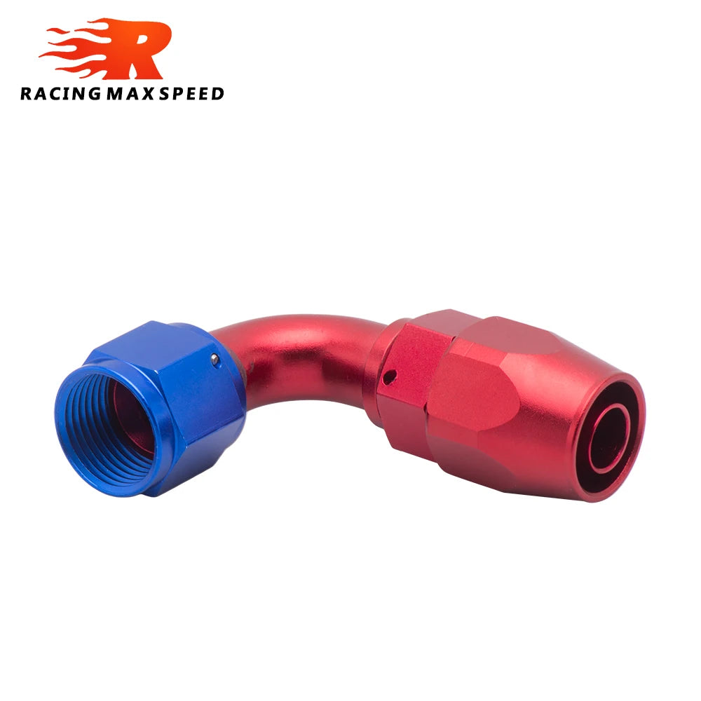 AN6/AN8/AN10 Straight 0°/45°/90°/120°/180° Degree Aluminum Swivel Hose End Fitting Adapter Oil Fuel Line NPT PLUG Wholesale