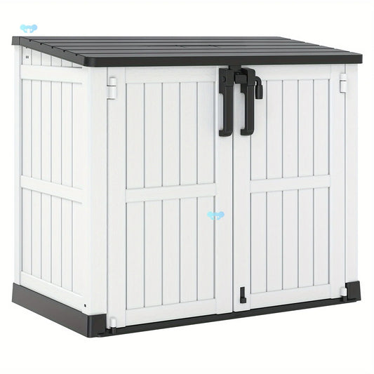 Outdoor Horizontal Storage Room Installation-free for Cars 35 Cubic Feet