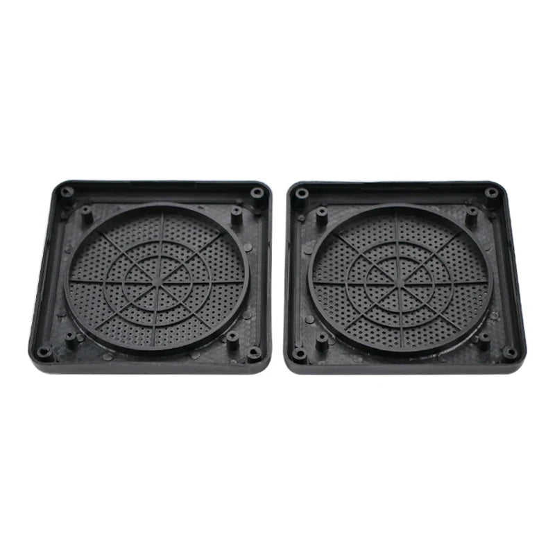 SHEVCHENKO 4 Inch Car Square Speaker Grilles Protective Mesh Cover PP Plastic For Car Speaker Net Cover 119*119MM 2pcs