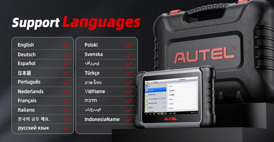 Autel MK808S Bi-Directional Control Automotive Scanner Car Diagnosis and IMMO Key Coding Tool PK MX808S MK808BT PRO