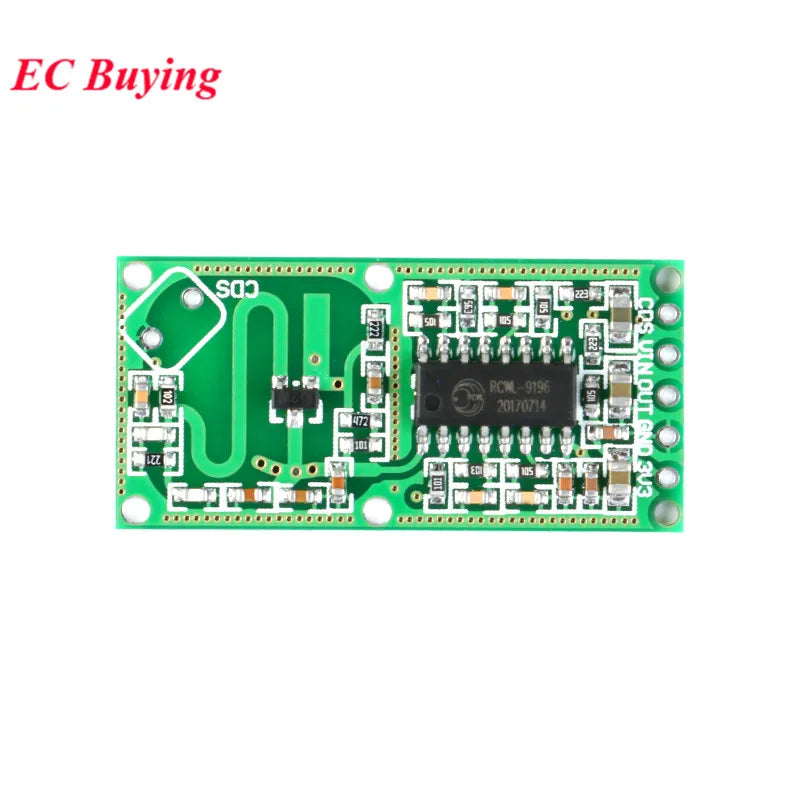 5pcs/1pc RCWL-0516 Micro Wave Radar Sensor Switch Board RCWL 0516 Microwave Human Body Induction Intelligent Module Output 3.3V