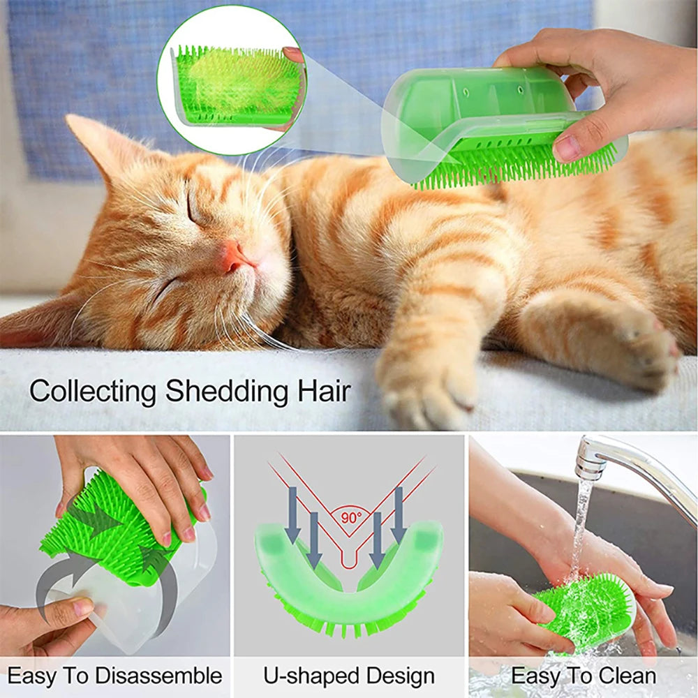 Brush Grooming Comb Pet Supplies Cats Massager Pets Goods Detangling Deshedding Table Dogs Care 2024 New