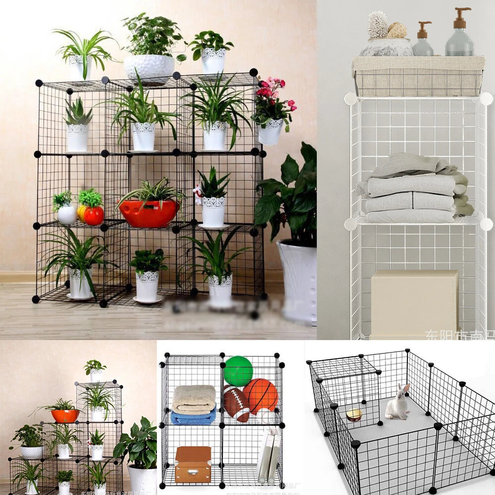 DIY Pet Cat Cage Large Indoor Large Indoor House Outdoor Large Cat House Villa Multi Door & Window Folding Detachable Large Hous