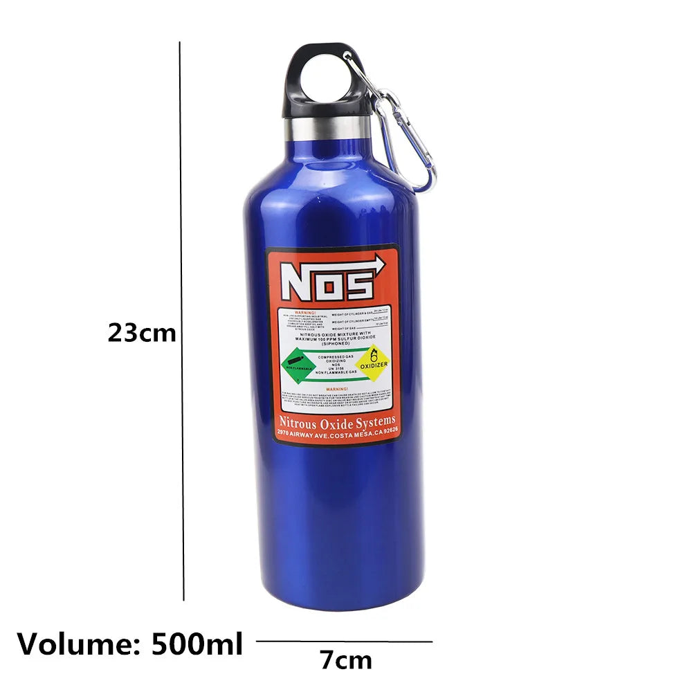 500ml car vacuum flask NOS nitrogen flask shape aluminum alloy vacuum flask thermostatic kettle creative gift for men