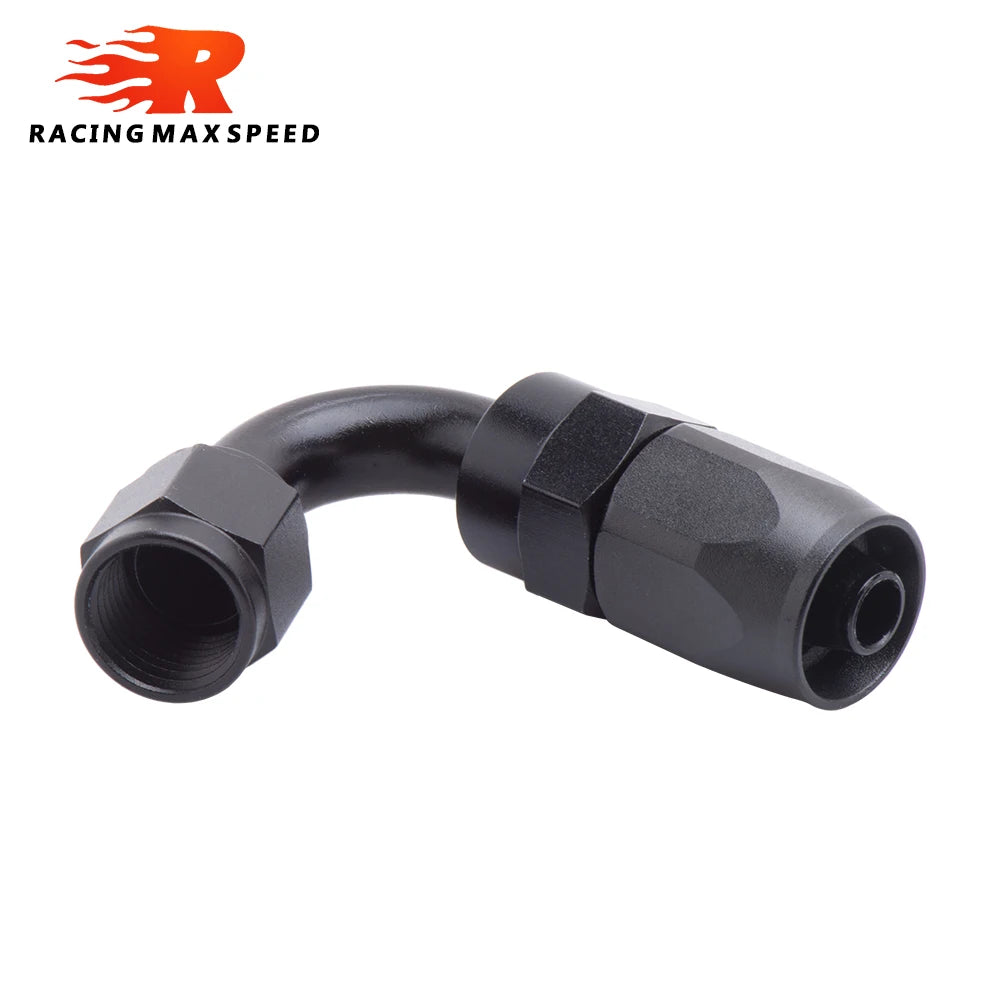 AN6/AN8/AN10 Straight 0°/45°/90°/120°/180° Degree Aluminum Swivel Hose End Fitting Adapter Oil Fuel Line NPT PLUG Wholesale