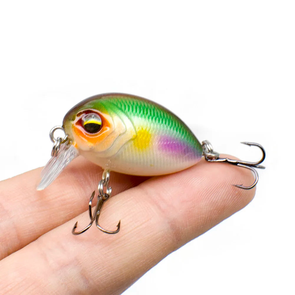 New Peche  Japanese Design Hard Fishing Lure 35mm 3.8g Mini  Wobblers Crank Bait For Pike  Floating  Crankbait  Pesca