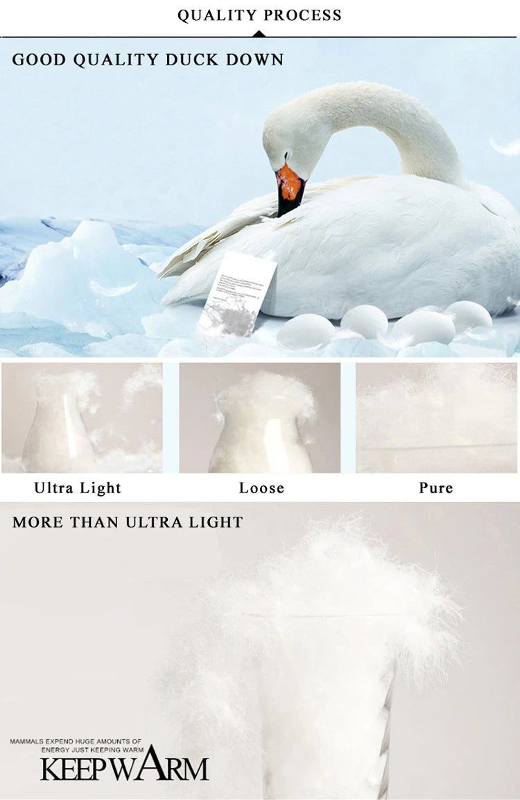 Women Short Puffer Jacket 2023 New Fashion Stand Collar Lightweight Water-Resistant Packable Female Down Parka Casual Coat